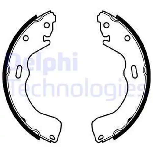 комплект спирачна челюст DELPHI LS1963