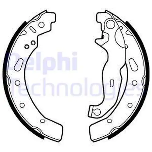 комплект спирачна челюст DELPHI LS2028