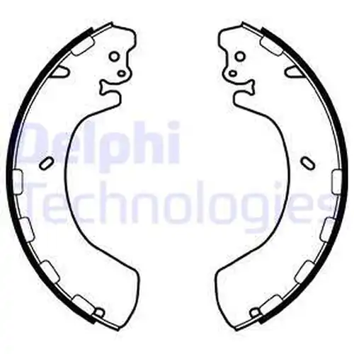 комплект спирачна челюст DELPHI LS2057