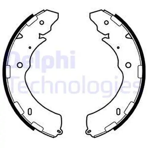 комплект спирачна челюст DELPHI LS2064