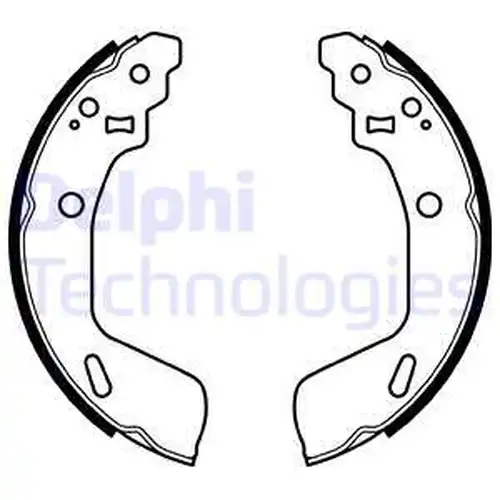 комплект спирачна челюст DELPHI LS2073