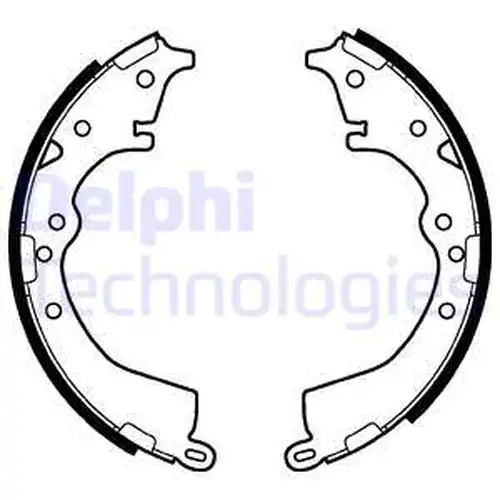комплект спирачна челюст DELPHI LS2126