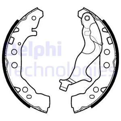 комплект спирачна челюст DELPHI LS2128