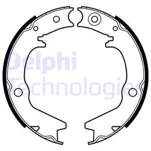 комплект спирачна челюст DELPHI LS2145