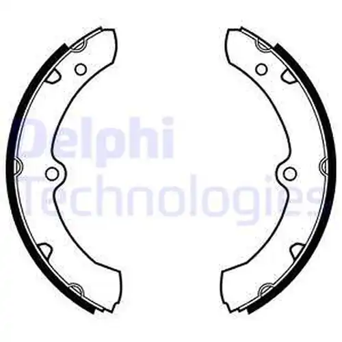 комплект спирачна челюст DELPHI LS2146