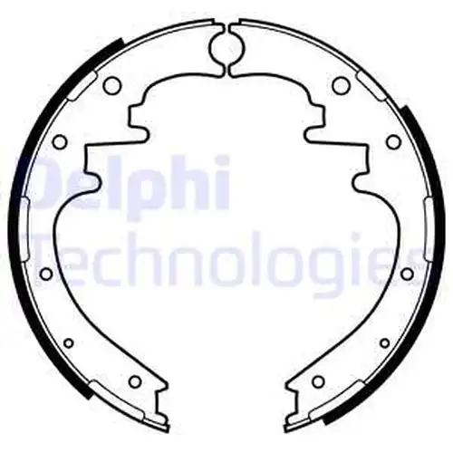 комплект спирачна челюст DELPHI LS2160