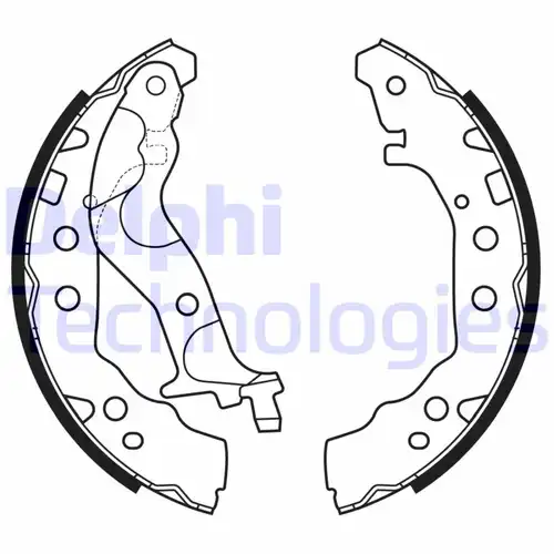комплект спирачна челюст DELPHI LS2175