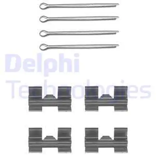 комплект принадлежности, дискови накладки DELPHI LX0032