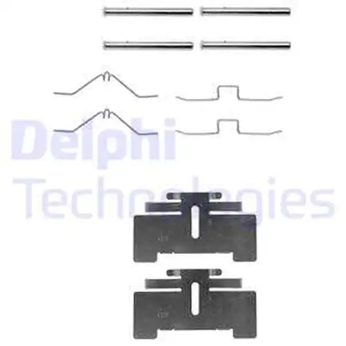 комплект принадлежности, дискови накладки DELPHI LX0034