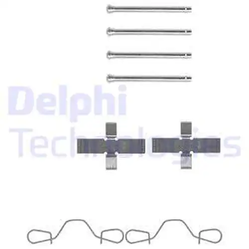 комплект принадлежности, дискови накладки DELPHI LX0041