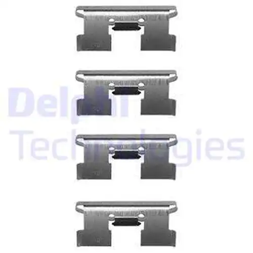 комплект принадлежности, дискови накладки DELPHI LX0059