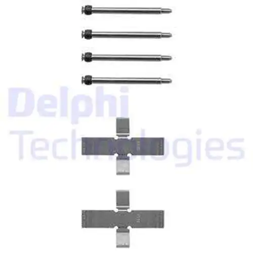 комплект принадлежности, дискови накладки DELPHI LX0067