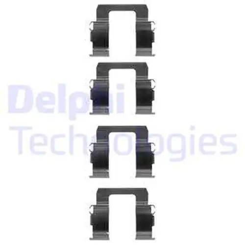 комплект принадлежности, дискови накладки DELPHI LX0083