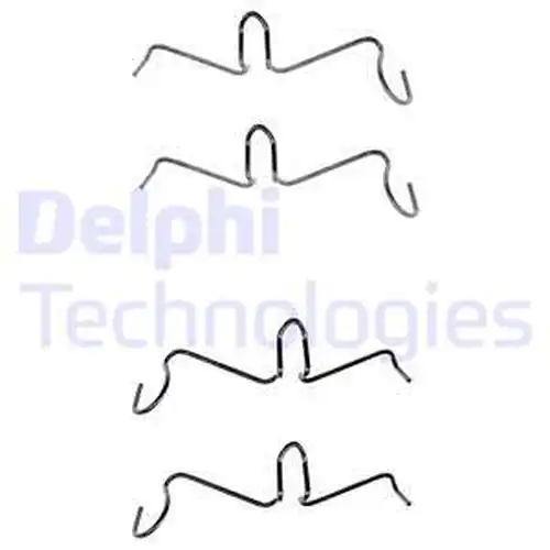 комплект принадлежности, дискови накладки DELPHI LX0096