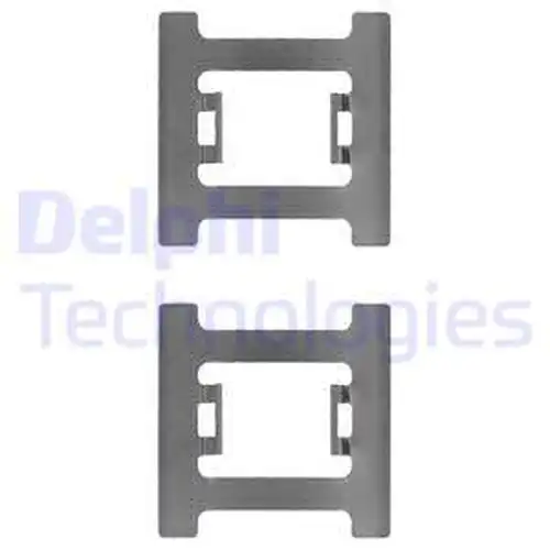 комплект принадлежности, дискови накладки DELPHI LX0121