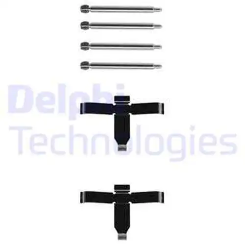 комплект принадлежности, дискови накладки DELPHI LX0144