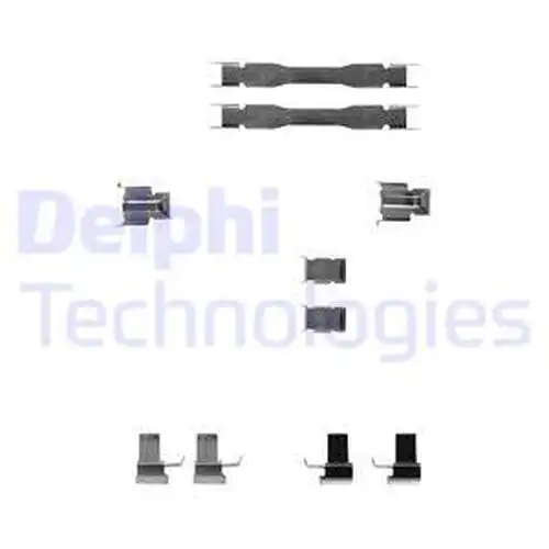 комплект принадлежности, дискови накладки DELPHI LX0187