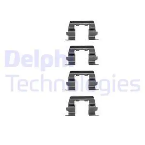 комплект принадлежности, дискови накладки DELPHI LX0188
