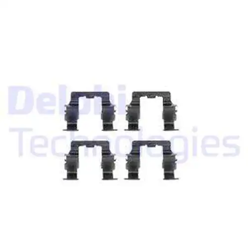 комплект принадлежности, дискови накладки DELPHI LX0191