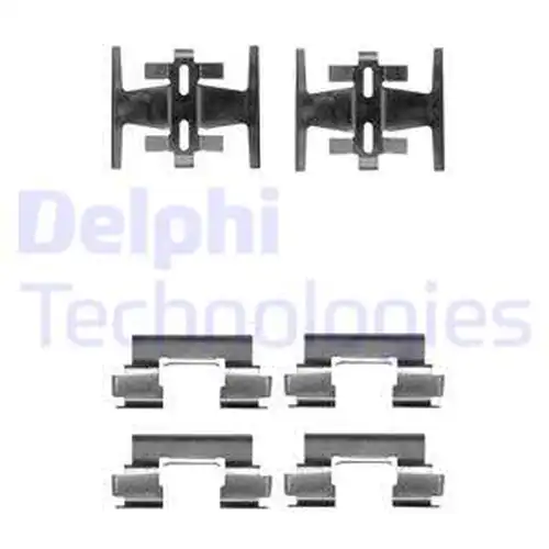 комплект принадлежности, дискови накладки DELPHI LX0213