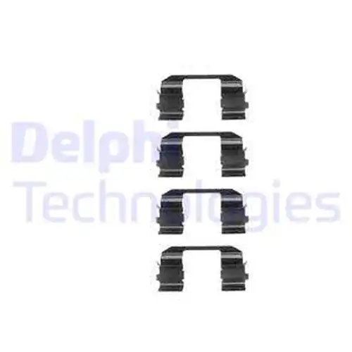 комплект принадлежности, дискови накладки DELPHI LX0214