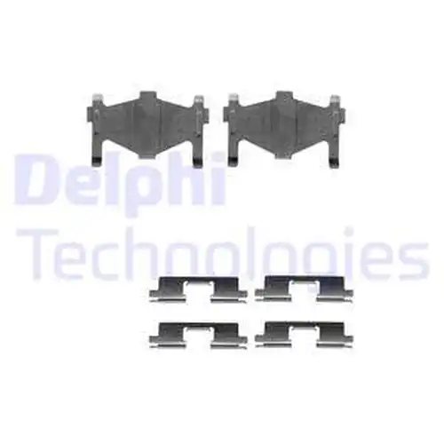 комплект принадлежности, дискови накладки DELPHI LX0215