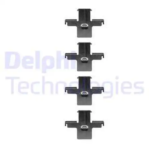комплект принадлежности, дискови накладки DELPHI LX0222