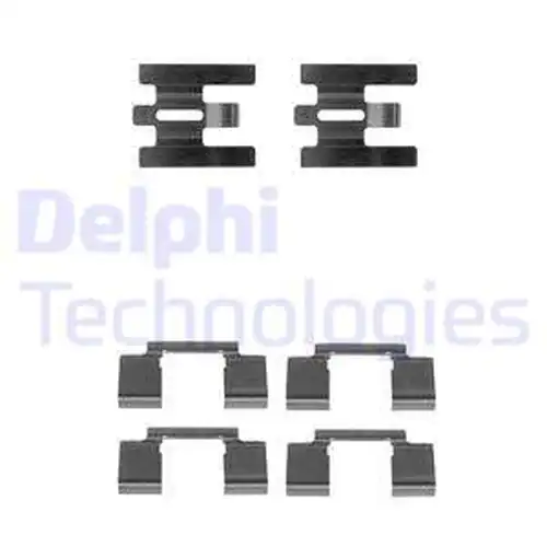 комплект принадлежности, дискови накладки DELPHI LX0224
