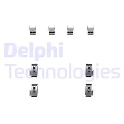 комплект принадлежности, дискови накладки DELPHI LX0247