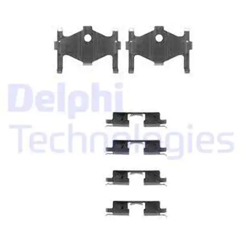 комплект принадлежности, дискови накладки DELPHI LX0249