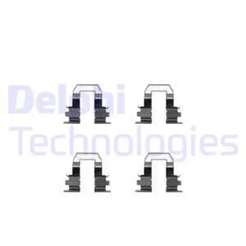 комплект принадлежности, дискови накладки DELPHI LX0254