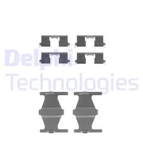 комплект принадлежности, дискови накладки DELPHI LX0302