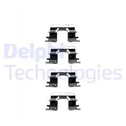 комплект принадлежности, дискови накладки DELPHI LX0333