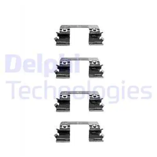 комплект принадлежности, дискови накладки DELPHI LX0336