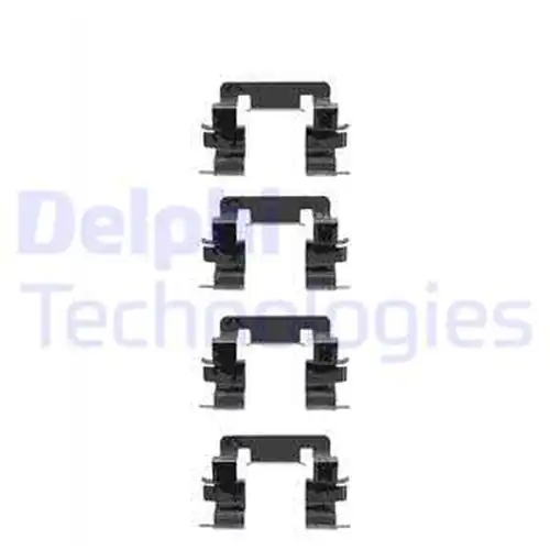 комплект принадлежности, дискови накладки DELPHI LX0346