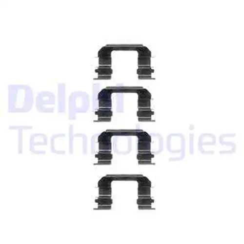 комплект принадлежности, дискови накладки DELPHI LX0349