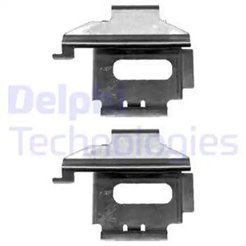 комплект принадлежности, дискови накладки DELPHI LX0369
