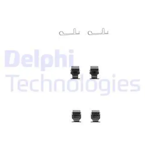 комплект принадлежности, дискови накладки DELPHI LX0378