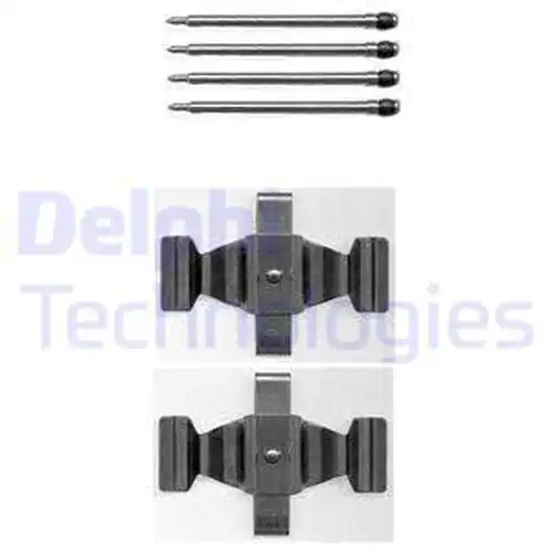 комплект принадлежности, дискови накладки DELPHI LX0398