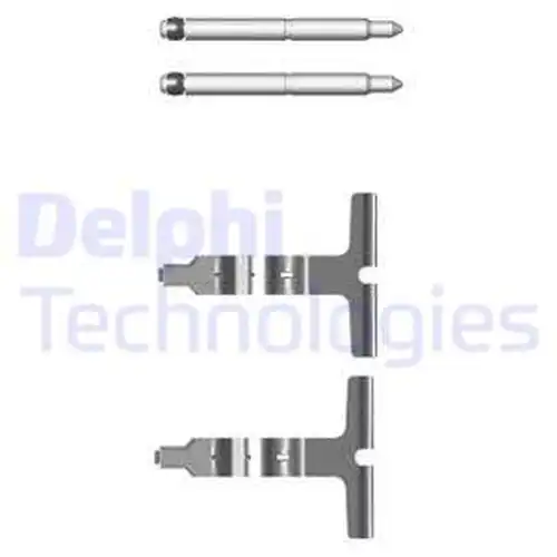 комплект принадлежности, дискови накладки DELPHI LX0427