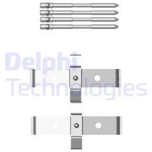 комплект принадлежности, дискови накладки DELPHI LX0469