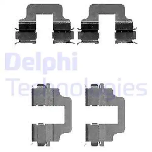 комплект принадлежности, дискови накладки DELPHI LX0473