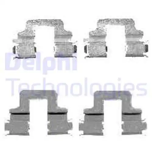 комплект принадлежности, дискови накладки DELPHI LX0480