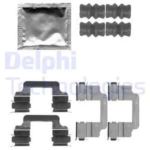 комплект принадлежности, дискови накладки DELPHI LX0509