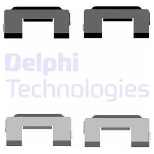 комплект принадлежности, дискови накладки DELPHI LX0517