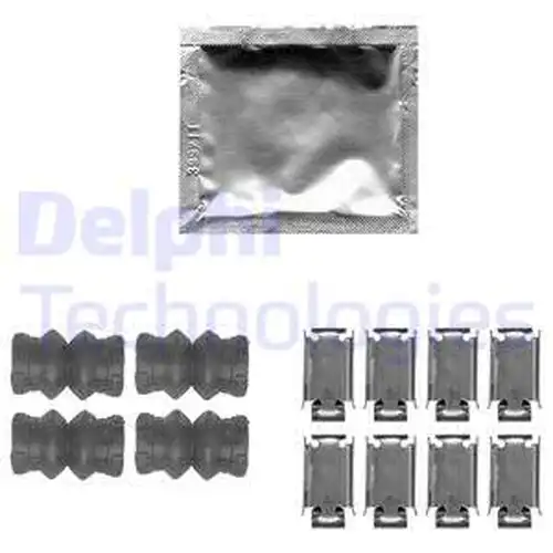 комплект принадлежности, дискови накладки DELPHI LX0535