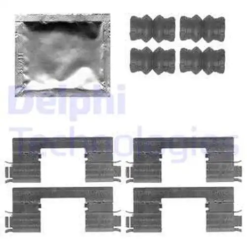 комплект принадлежности, дискови накладки DELPHI LX0538