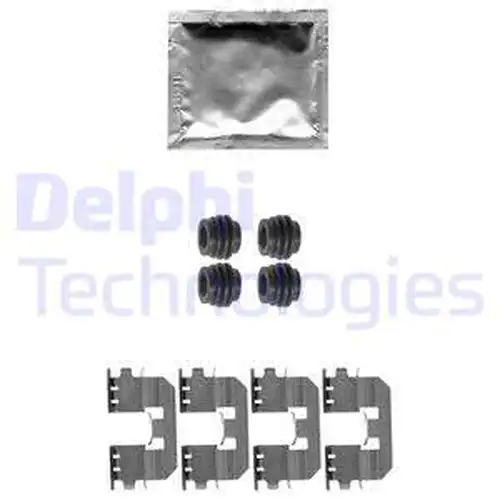 комплект принадлежности, дискови накладки DELPHI LX0545