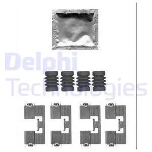 комплект принадлежности, дискови накладки DELPHI LX0558