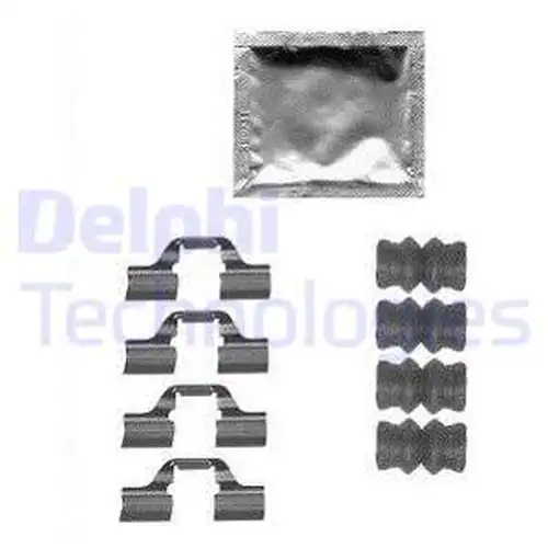 комплект принадлежности, дискови накладки DELPHI LX0567